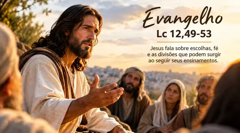 Evangelho Lc 12,49-53: Jesus fala sobre divisão