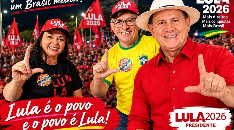Lula conquista 2.845 votos em Poço Dantas com apoio de Itamar, Claudineide e Zé Almeida