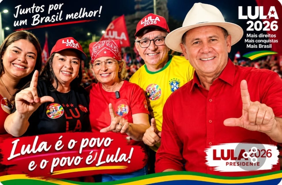 Mar de gente toma as ruas de Uiraúna em ato pela democracia e pela reeleição do presidente Lula 2 Lula