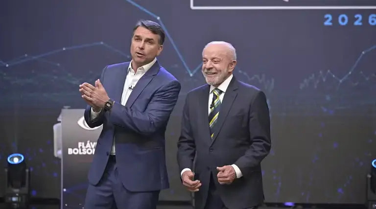 Portal 3 Os Bastidores do Debate Lula e Flávio Bolsonaro