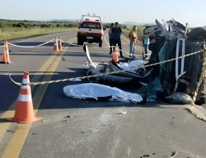 Acidente na BR-230 em Sousa deixa um morto e um ferido