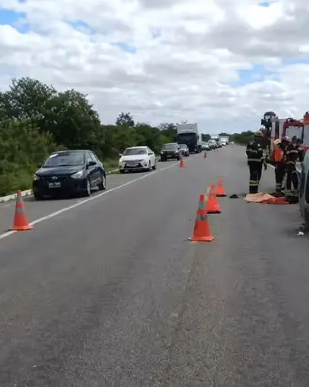 Acidente no RN deixa um morto e quatro feridos na BR-304