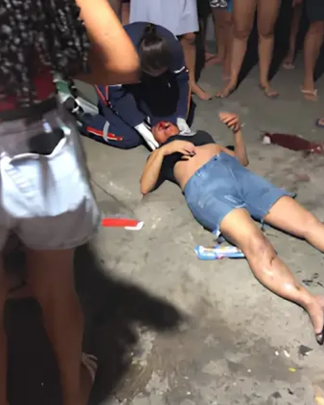 Atropelamento deixa comerciante ferida em Pau dos Ferros