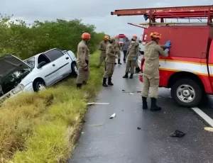Grave acidente na BR-230 deixa cinco feridos