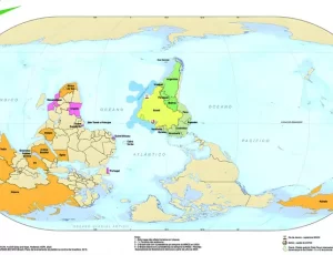 Novo mapa do IBGE coloca Brasil no centro do mundo