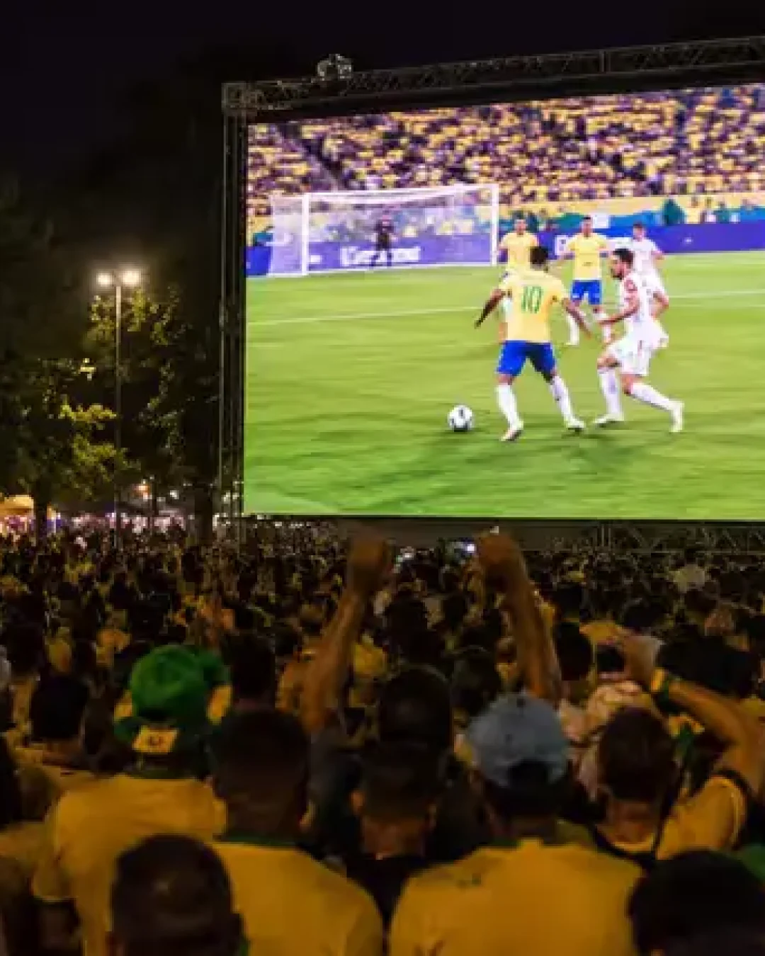 Telão em Uiraúna transmitirá Brasil x Haiti