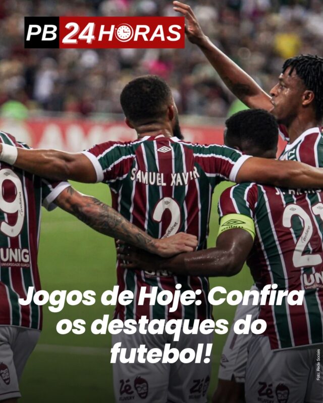 Nesta terça-feira (17/06), o futebol mundial promete emoção com jogos decisivos. O Mundial de Clubes abre sua primeira rodada, enquanto a Série B do Brasileirão movimenta os gramados nacionais. Além disso, a Copa Ouro da Concacaf e o Campeonato Uruguaio entram em campo.

Leia mais na #pb24horas

www.pb24horas.com.br